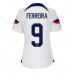 Tanie Strój piłkarski Stany Zjednoczone Jesus Ferreira #9 Koszulka Podstawowej dla damskie MŚ 2022 Krótkie Rękawy